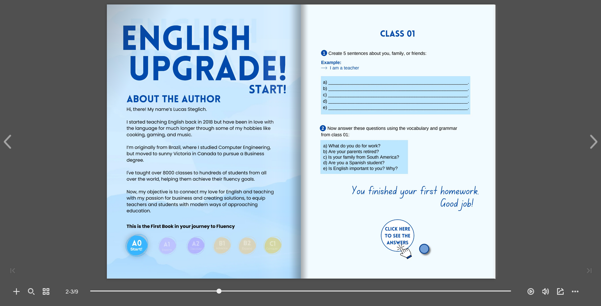 English Upgrade! Start (Homework Book)